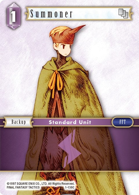 Image for Summoner (Male Unit) (Opus I) (1-138C) - Final Fantasy TCG