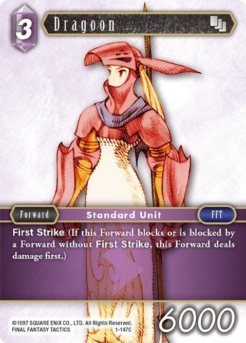 Image for Dragoon (Female Unit) (Opus I) (1-147C) - Final Fantasy TCG