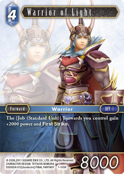 Image for Warrior of Light (Water) (Opus I) (1-155R) - Final Fantasy TCG
