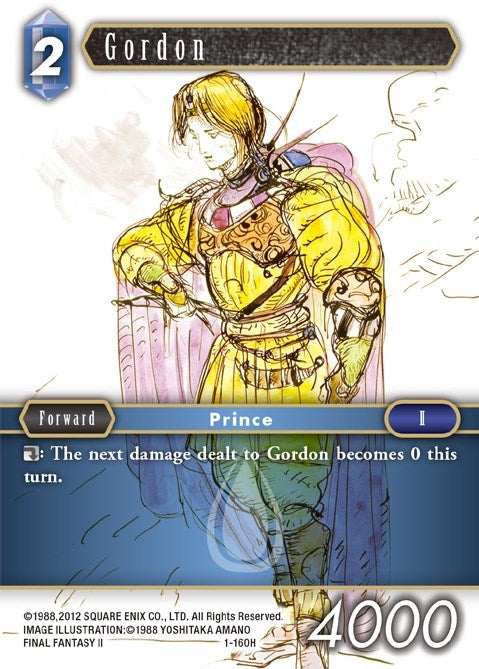 Image for Gordon (Opus I) (1-160H) - Final Fantasy TCG
