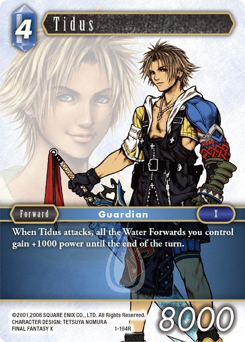 Image for Tidus (Rare) (Opus I) (1-164R) - Final Fantasy TCG