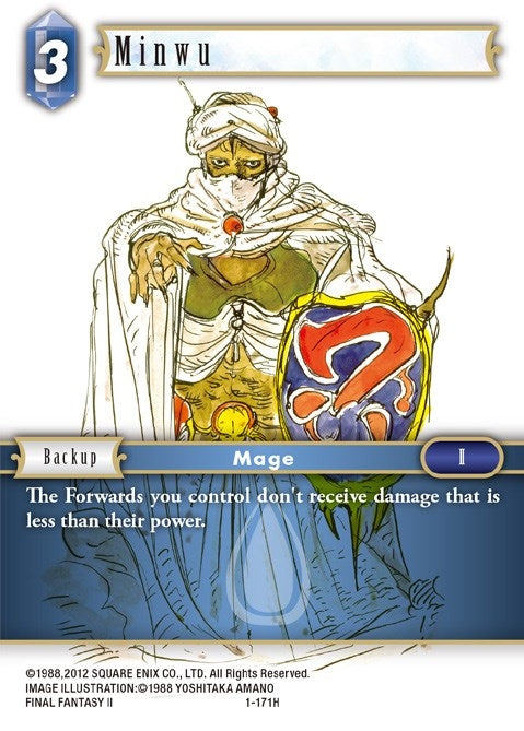 Image for Minwu (Opus I) (1-171H) - Final Fantasy TCG