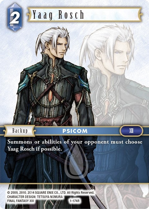 Image for Yaag Rosch (Opus I) (1-174R) - Final Fantasy TCG