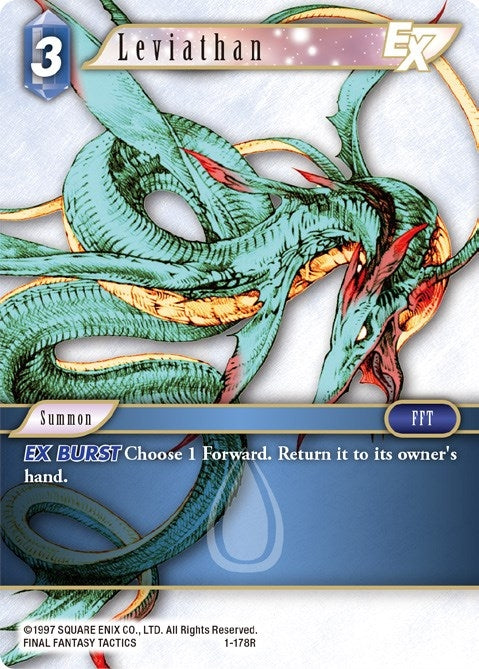 Image for Leviathan EX (Opus I) (1-178R) - Final Fantasy TCG