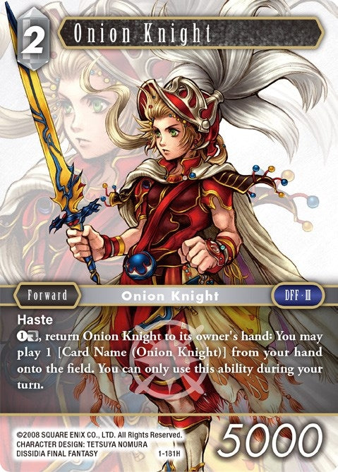 Image for Onion Knight (Opus I) (1-181H) - Final Fantasy TCG