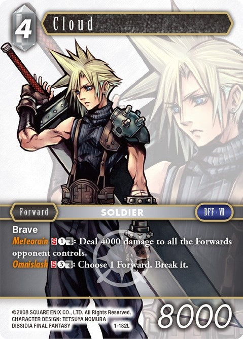 Image for Cloud (Legend) (Opus I) (1-182L) - Final Fantasy TCG
