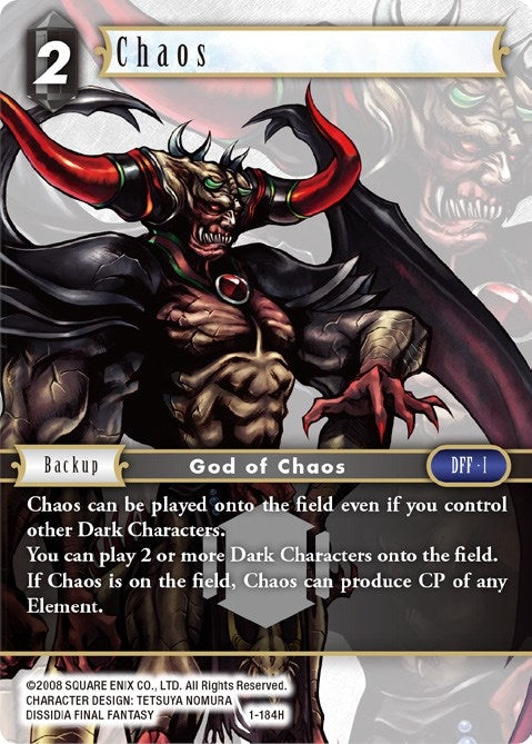 Image for Chaos (Opus I) (1-184H) - Final Fantasy TCG