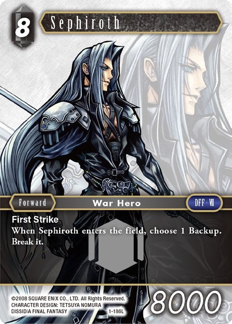 Image for Sephiroth (Legend) (Opus I) (1-186L) - Final Fantasy TCG
