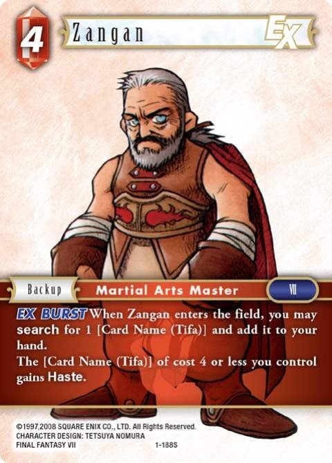 Image for Zangan EX (Opus I) (1-188S) - Final Fantasy TCG