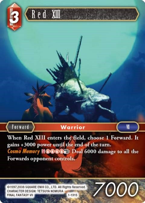 Image for Red XIII (Starter) (Opus I) (1-191S) - Final Fantasy TCG