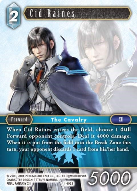 Image for Cid Raines (Opus I) (1-192S) - Final Fantasy TCG