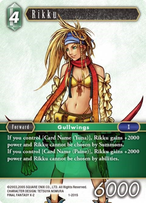 Image for Rikku (Starter) (Opus I) (1-201S) - Final Fantasy TCG
