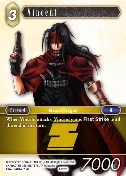 Image for Vincent (Starter) (Opus I) (1-202S) - Final Fantasy TCG