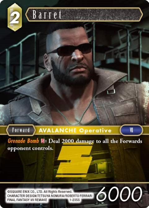 Image for Barret (Starter) (Opus I) (1-205S) - Final Fantasy TCG