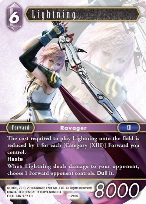 Image for Lightning (Starter) (Opus I) (1-210S) - Final Fantasy TCG