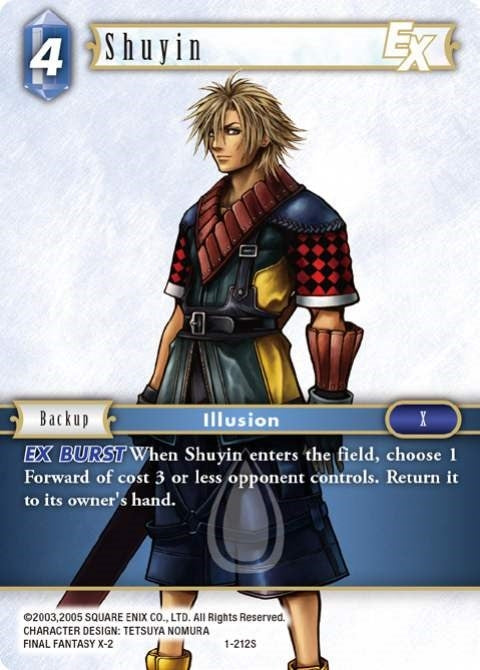 Image for Shuyin EX (Opus I) (1-212S) - Final Fantasy TCG