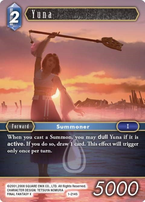Image for Yuna (Starter) (Opus I) (1-214S) - Final Fantasy TCG