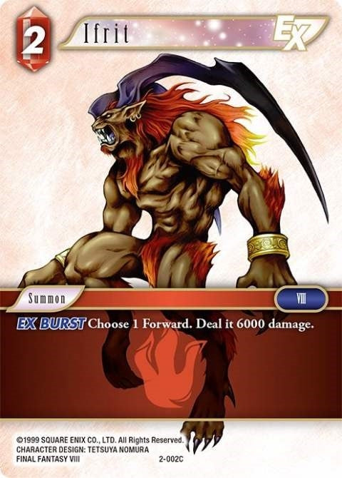 Image for Ifrit EX (Opus II) (2-002C) - Final Fantasy TCG