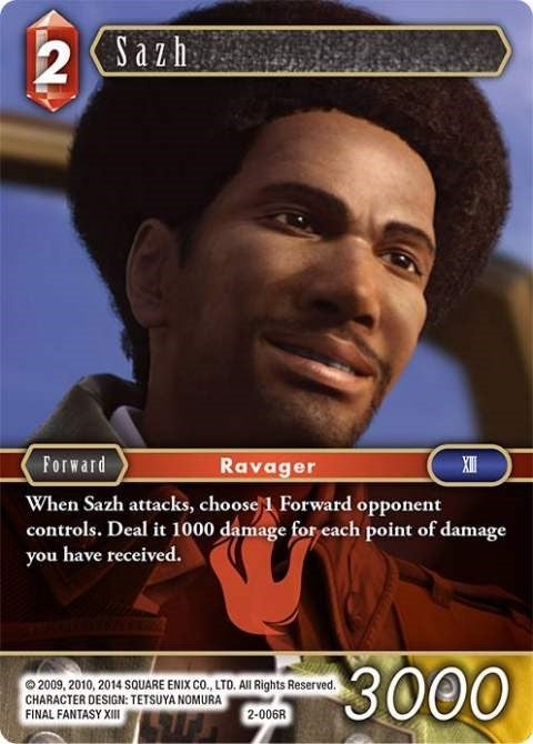 Image for Sazh (Opus II) (2-006R) - Final Fantasy TCG