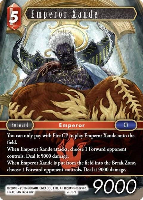 Image for Emperor Xande (Opus II) (2-007L) - Final Fantasy TCG