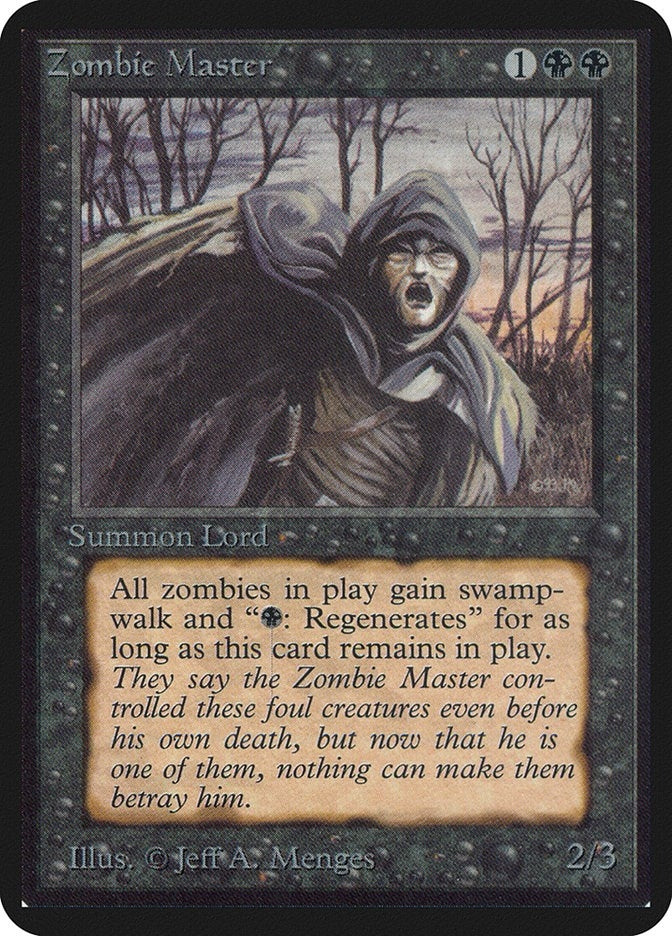 Image for Zombie Master (Alpha Edition) - Magic: The Gathering