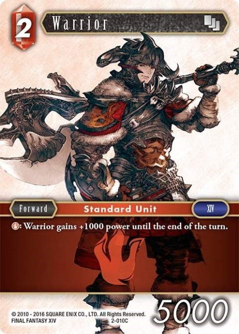 Image for Warrior (Opus II) (2-010C) - Final Fantasy TCG