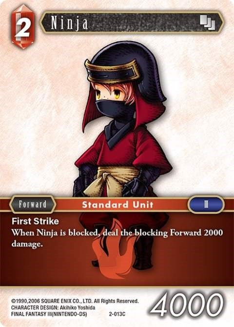 Image for Ninja (Arc) (Opus II) (2-013C) - Final Fantasy TCG