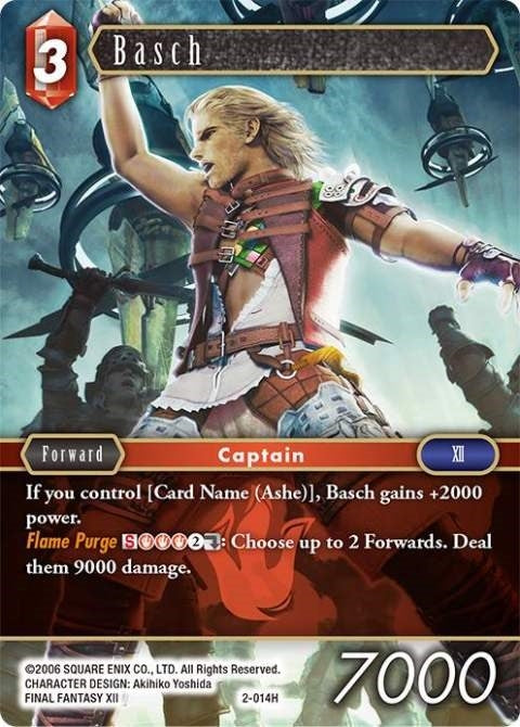 Image for Basch (Opus II) (2-014H) - Final Fantasy TCG