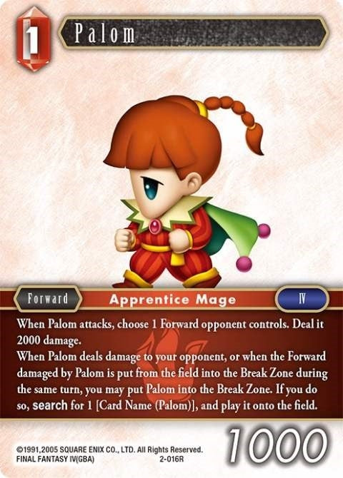 Image for Palom (Rare) (Opus II) (2-016R) - Final Fantasy TCG