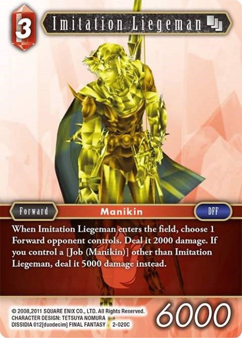 Image for Imitation Liegeman (Opus II) (2-020C) - Final Fantasy TCG