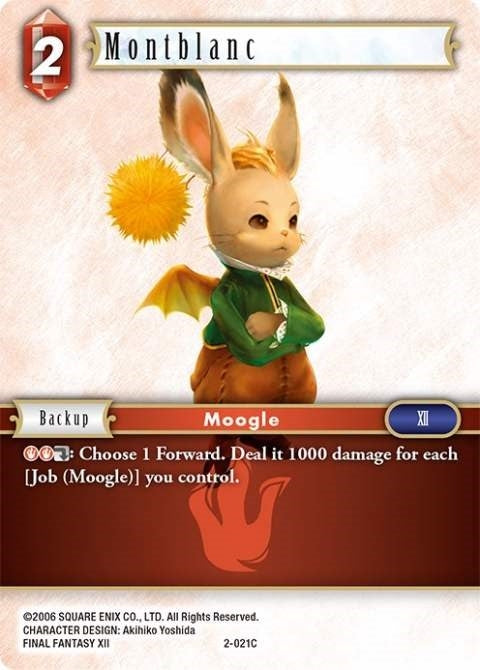 Image for Montblanc (Opus II) (2-021C) - Final Fantasy TCG