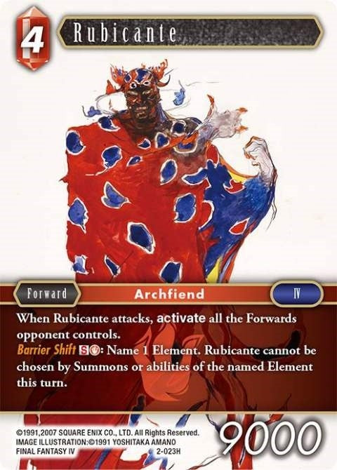 Image for Rubicante (Opus II) (2-023H) - Final Fantasy TCG