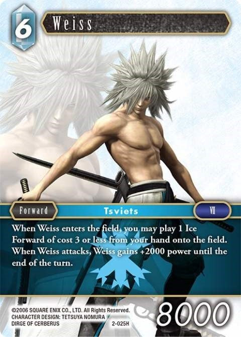 Image for Weiss (Opus II) (2-025H) - Final Fantasy TCG