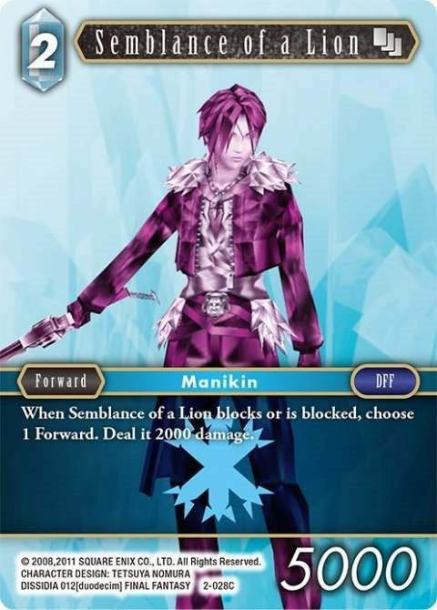 Image for Semblance of a Lion (Opus II) (2-028C) - Final Fantasy TCG