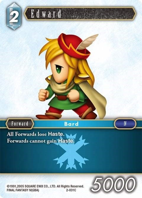 Image for Edward (Common) (Opus II) (2-031C) - Final Fantasy TCG