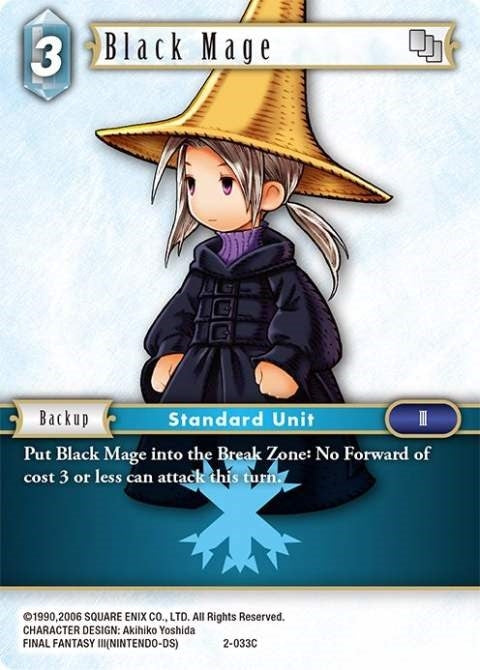 Image for Black Mage (2-033C) (Opus II) (2-033C) - Final Fantasy TCG