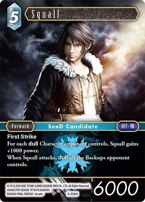 Image for Squall (Opus II) (2-038H) - Final Fantasy TCG