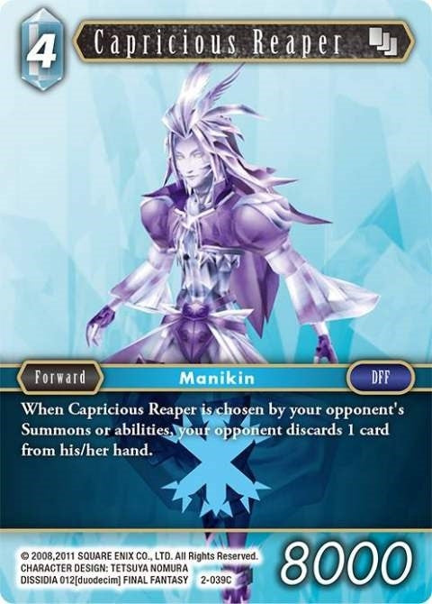 Image for Capricious Reaper (Opus II) (2-039C) - Final Fantasy TCG