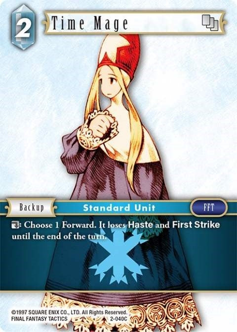 Image for Time Mage (Female Unit) (Opus II) (2-040C) - Final Fantasy TCG