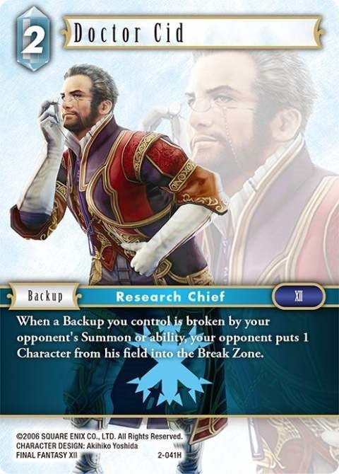 Image for Doctor Cid (Opus II) (2-041H) - Final Fantasy TCG