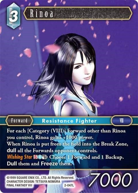 Image for Rinoa (Legend) (Opus II) (2-047L) - Final Fantasy TCG