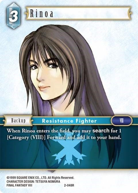 Image for Rinoa (Rare) (Opus II) (2-048R) - Final Fantasy TCG