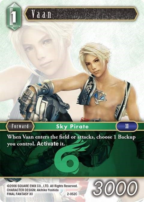 Image for Vaan (Common) (Opus II) (2-052C) - Final Fantasy TCG