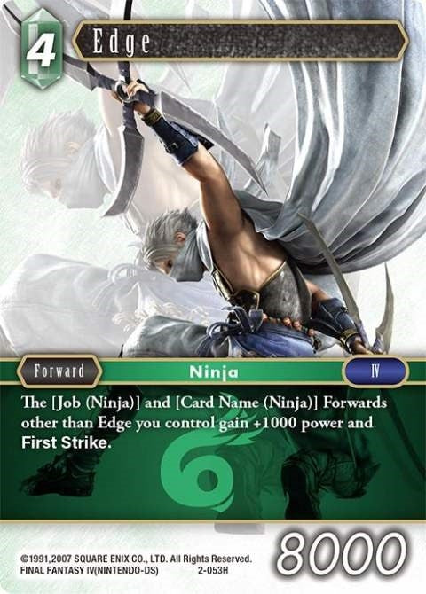 Image for Edge (Hero) (Opus II) (2-053H) - Final Fantasy TCG