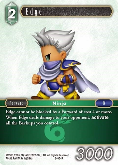 Image for Edge (Rare) (Opus II) (2-054R) - Final Fantasy TCG