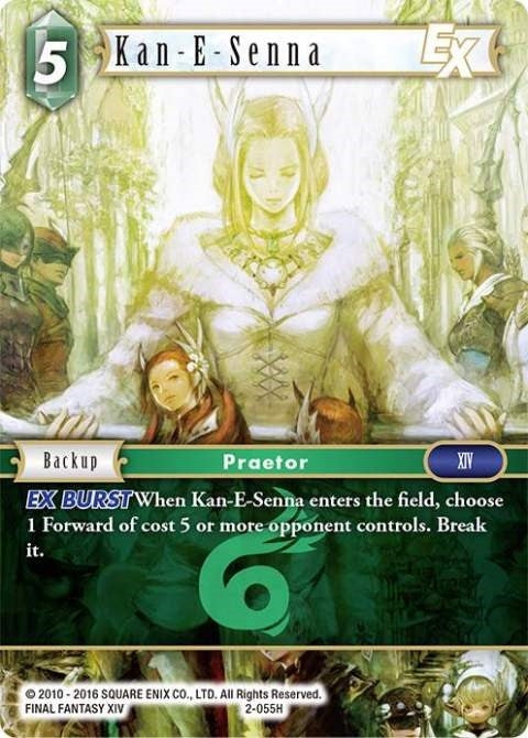 Image for Kan-E-Senna EX (Opus II) (2-055H) - Final Fantasy TCG