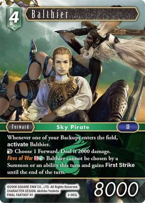 Image for Balthier (Legend) (Opus II) (2-065L) - Final Fantasy TCG