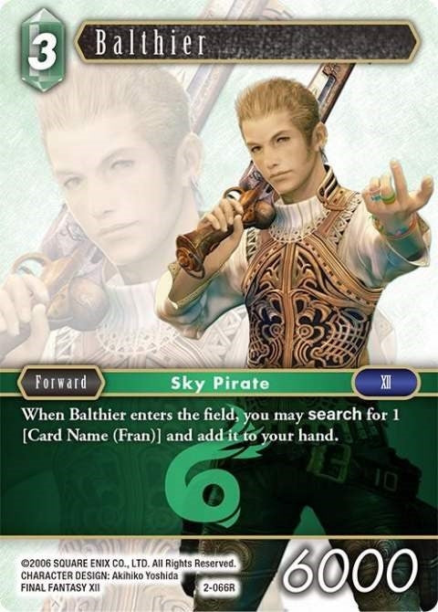 Image for Balthier (Rare) (Opus II) (2-066R) - Final Fantasy TCG
