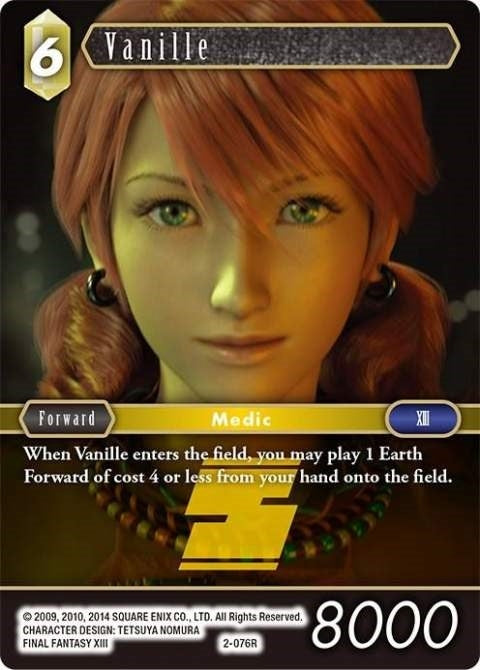Image for Vanille (Opus II) (2-076R) - Final Fantasy TCG