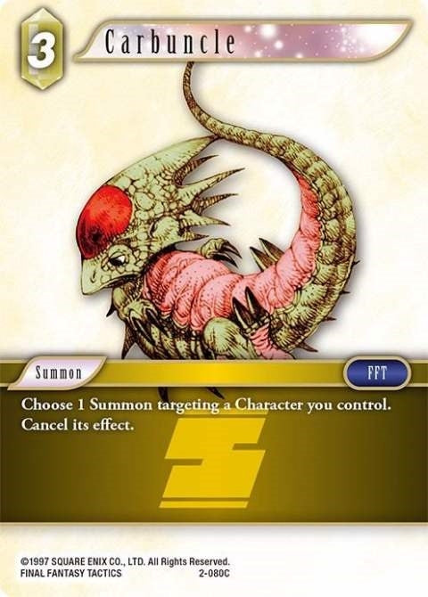 Image for Carbuncle (Opus II) (2-080C) - Final Fantasy TCG